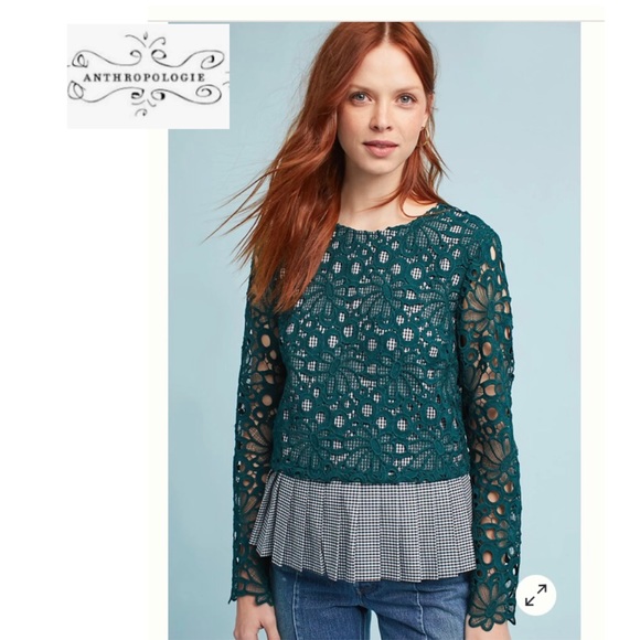 Anthropologie Tops - NWOT Anthropologie Maeve size XS Gabriella gingham